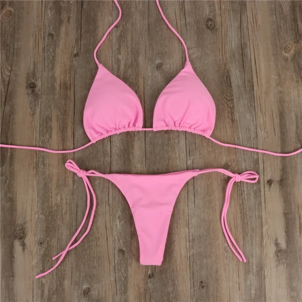 Ready Stock-Sexy Bikini 2023 Push Up Women Swimsuits Female Micro