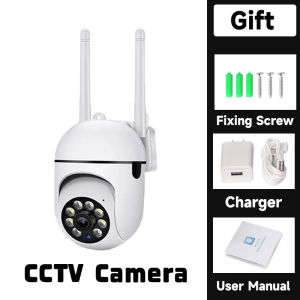 ซื้อ1แถม1 กล้องวงจรปิด360 wifi กล้องวงจรปิดดูผ่านมือถือv380 Pro สีเต็ม มองเห็นในที่มืด HD 5MP ติดตั้งง่าย มีไมค์และลำโพง กันน้ำ รับประกันหนึ่งปี Outdoor IP Security Cameras