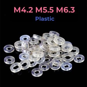 Plastic Dovetail Screw Gasket M4.2 M5.5 M6.3 Non-Slip Waterproof Four-corner Flat Washer Insulating Gasket Pad