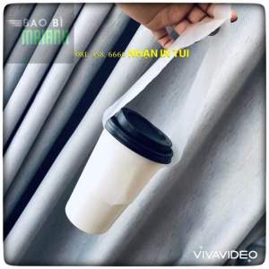 1 KG TÚI CHỮ T đựng một cốc túi một cốc đựng nước ép sinh tố trà sữa cafe mang đi