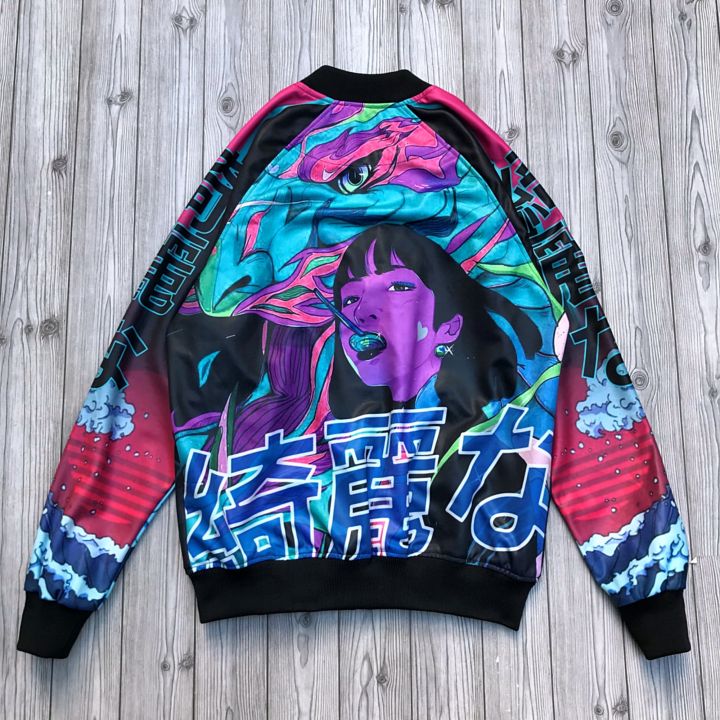 BISA COD Jaket Sukajan Japan Original Jaket Tokyo Japan Sukajan