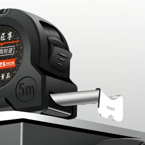 Thước Cuộn Thép Thước Kéo Thước Rút Bằng Thép Carbon Phủ Huỳnh Quang Có Thể Nhìn Trong Tối Loại Dài 5/10m