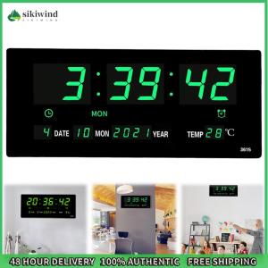 Digital Alarm Clock Bedside Decor with Temperature and Date Display for Home Office Stylish Nightstand Accessory