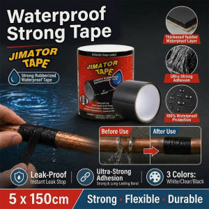 Waterproof Strong Tape/High Viscosity Self-Adhesive Tape/Quick Leak Repair Strong Adhesion/Heavy Duty Rainproof Seal/High Pressure Waterproof Patch