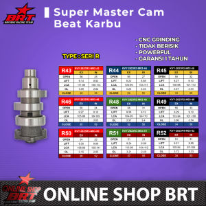 MASTER CAM RACE RACING KOMPETISI BRT NOKEN AS BEAT KARBU SCOOPY KARBU SPACY KARBU KARBURATOR