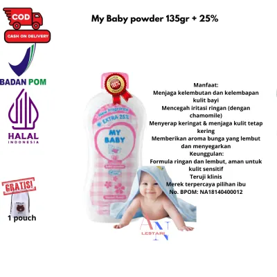 MY BABY Powder 325gr | 225gr| 135gr | 50gr |bedak bayi | BPOM - ANLestari