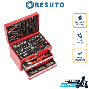 Set Dụng Cụ Cơ Khí Dùng Mannesmann M29066 155 món Hộp Đựng Dụng Cụ Cầm Tay Nhập Đức Bảo Hành 12 Tháng
