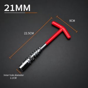 LONGB 14mm/16mm/21mm Dụng cụ tháo bugi Ổ cắm tháo rời Xoay 360 độ. Dụng cụ sửa chữa ô tô Bền bỉ Tay cầm chữ T Cờ lê chữ T dành cho việc bảo dưỡng và sửa chữa động cơ ô tô.