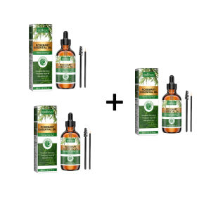 Ready Stock original rosemary Essential oil hair serum for hair growth serum rambut gugur hair tonic growth tonik rambut lebat pelebat rambut 頭發精油迷迭香