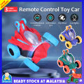 Remote Control Car Kids Toy High Speed Tumbling Vehicle 360 Degree Rotating Dual Mode Climbing Car LED Light Music Remote Control Car Toys for Boys Kids Birthday Gift Outdoor Kereta Mainan| DaQueen. 