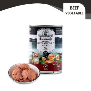 ALAGAGO Adult Wet Dog Food Beef Salmon Smoked Chicken Vegetable Liver Pouch 375g Canned nourishment absorb Hair care