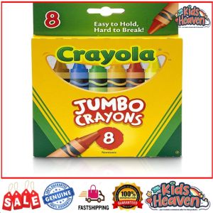 Crayola Ultra Clean Washable LARGE / JUMBO Crayons 8 / 16 count (100.0% Original)