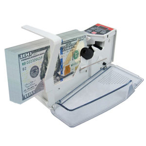 Money Bill Counter Machine Money Detector Original Money Detector For Fake Money Electronic Multi Currency UV/MG With Counterfeit Detection With Double LED Display PESO USD Euro Foreign Currency Detector for Bank Shop Hotel Supermarket
