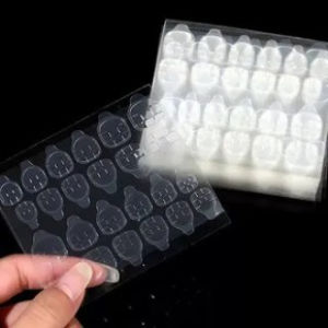 【Thủ công + Keo Dán miễn phí】đinh bấm Quan Tài ngắn móng tay trái cây màu cam cam sóng cô gái ngọt ngào liệu pháp ánh sáng móng giả móng giả vá móng tay tái sử dụng