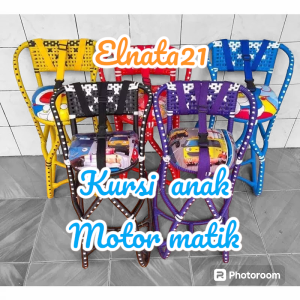 anyar BONCENGAN ANAK FULL LILITAN / JOK  DUDUKAN  Balita motor matic  Plus Sabuk Karakter Motif