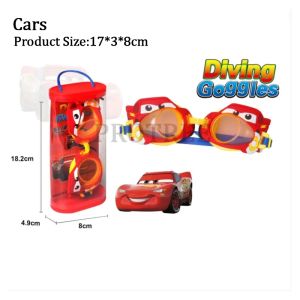 KIDS cartoon diving waterproof anti-fog swimming goggles adjustable glasses with 3-12 years old