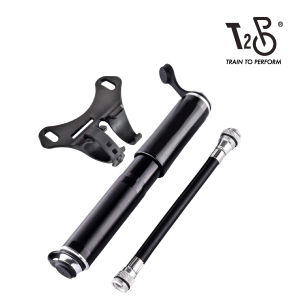 T2P Bicycle Pump With Extending Tube Portable Mini Bike Hand Pump 100 PSI Fast Ball Pump with Needle
