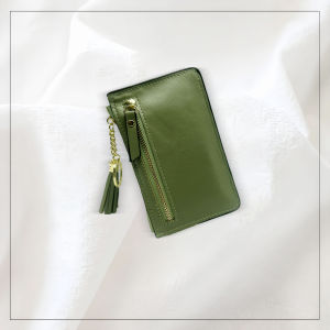 2025 wallet women short Korean style zipper double layer simple large capacity ladies coin purse