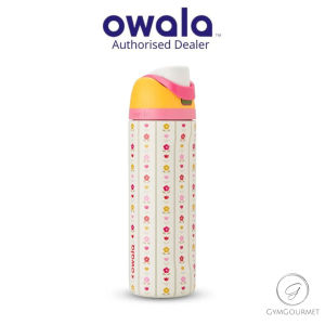 ✨🇸🇬 Stock✨Owala FreeSip Insulated Stainless Steel Water Bottle 24Oz 32Oz Owala Water Bottle Thermal Cup With Locking Push-Button Lid CNY Gift