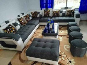 Sofa sudut beranak model terbaru / Kursi sofa beranak model sudut