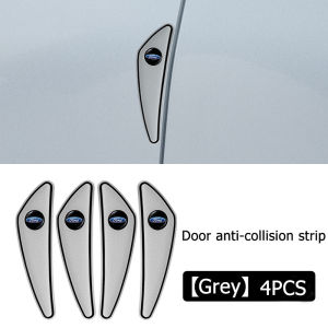 4Pcs Ford Car Anti Collision Strip Door Handle Rearview Mirror Bumper Guard Anti-Scratch Protector for Ford Ranger Fiesta Focus Escape Mustang Everest Ecosport Kuga Accessories