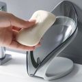Japan Yokohama Leaf Shape Soap Box Soap Holder Three Layer Soap Organizer Soap Case Soap Dish Box Bathroom HS1868. 