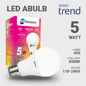 Lampu Hakamitsu Trend 5w 7w 9w 12w 15w 18w 23w / Lampu Led Bulb / Lampu Putih / LED ABulb