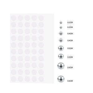 【small chrysanthemum】ใหม่แหวนจมูกปลอมเครื่องประดับสมอเรือสติกเกอร์แต่งคิ้วปลอมเจาะริมฝีปากเจาะหูไม่เจาะชุดสตั๊ด