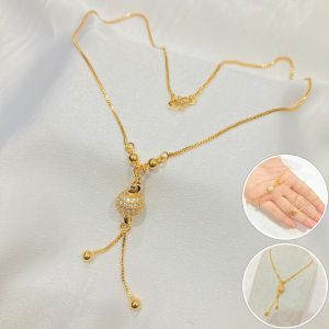Kalung Wanita Liontin Jurai Lapis Emas Aksesoris Perhiasan