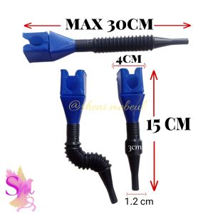Corong Minyak Mesin Bensin Filter Alat Transfer | Corong Teleskopik Pengisian Bahan Motor Mobil Plastik