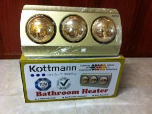 Đèn Sưởi Ấm Nhà Tắm 825W cho không gian lạnh - Máy Sưởi Nhà Tắm 2 Bóng 3 Bóng Sản Xuất tại Việt Nam