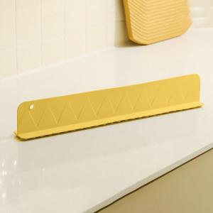 Water Blocking Board Pure Silicone Sink Splash Guard Kitchen Waterproof Barrier Wash Basin Anti Splash Strip Heightening Home