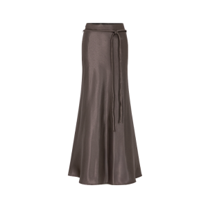 Chân váy lụa MOLLYNISTA lưng cao 2 lớp cao cấp (Tặng kèm dây belt) đuôi cá thanh lịch tôn dáng