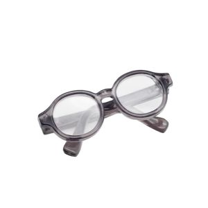 JKDESIGN Trong suốt Kính nhựa trong suốt Nhựa Phụ kiện búp bê Kính búp bê mini Đáng yêu Tròn Kính Tròn búp bê Quà Tặng trẻ em