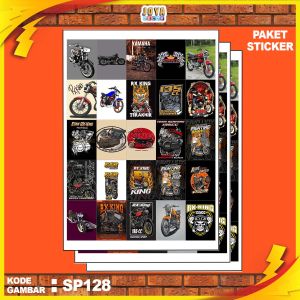 GAMBAR STICKER RX KING / STIKER RX KING / PAKET STIKER RX KING PER 25 PCS / KODESP128