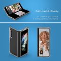 เคสสำหรับ Samsung Galaxy Z Fold 3 [ป้องกันมุมเพิ่มขึ้น] ฝาหลังแบบใสแข็งกันแรงกระแทกเคส TPU นิ่มคริสตัลสีเหลืองไม่เป็นสีเหลืองสำหรับ Samsung Z Fold 3 5G 2021. 