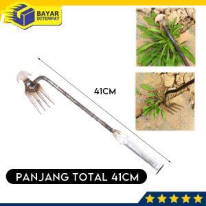 Alat Berkebun Penyiang Pencaput Rumput Gulma GERIGI 41CM
