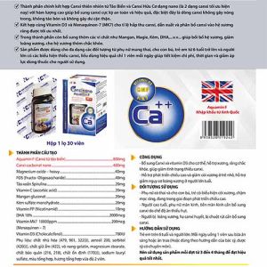 Canxi nano Aquamin F NCP Không nóng không táo - Hộp 30v