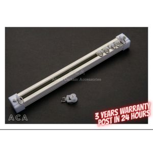 (Heavy Duty) Full set Curtain Langsir Single White Putih Track Batang Rail (Aluminium)***3 Years Warranty***
