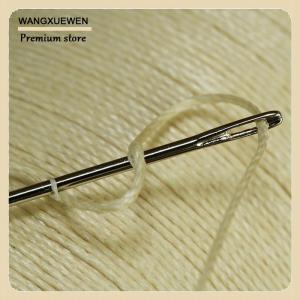 [COD] 25 chiếc Kim Khâu mắt lớn Kim Khâu kim da thủ công kim đan sợi thép Bộ dụng cụ may