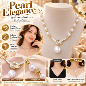 Elegant Natural Pearl Necklace Freshwater Pearl Necklace 37 Pearls Minimalist Dainty Womens Jewelry Classic Pearl Necklace