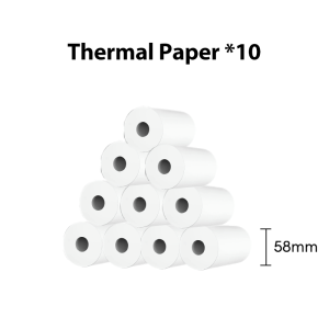 Thermal  Receipt  Printer with BT & USB Interface High Speed 58mm  Bill Ticket Clear Printing Compatible with POS