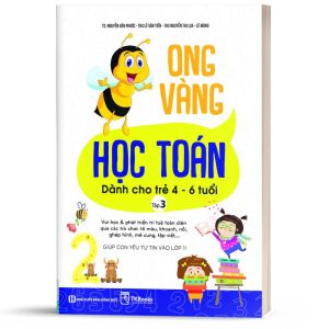 Ong Vàng Học Toán Dành Cho Trẻ 4-6 tuổi tập 3 - Học Kèm App Online