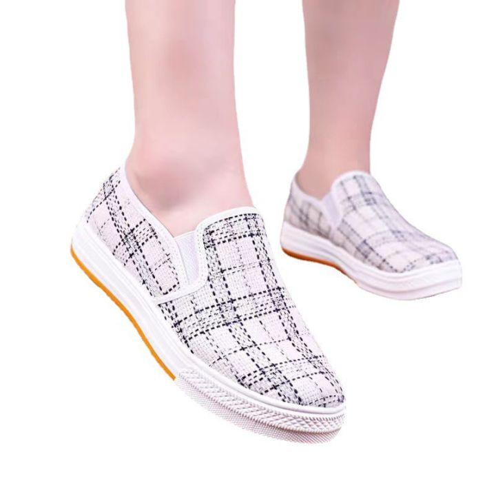 Free%20Shipping%20Women'S%20Shoes%20For%20Spring%20And%20Autumn,%20Canvas%20Shoes,%20Casual%20Black%20Shoes,%20Trendy%20Korean-Style%20Flat%20Sneakers%20-%20Image%204