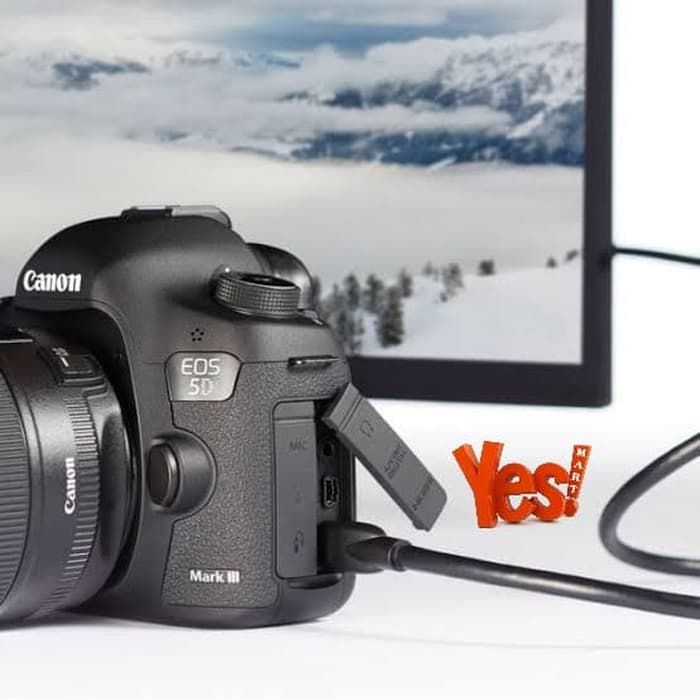 Kabel HDMI untuk Camera Canon 1100D 1300D 4000D 650D 750D Lazada