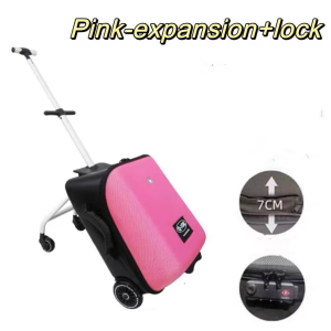 SG Stock Kid Foldable trolley kids luggage Baby Stroller 20-inch Travel Bag Wheels Childrens seat Ride-on portable