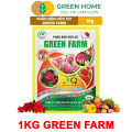 Phân Bón Hữu Cơ Green Farm, GreenHome, Gói 1kg, Chuyên Dùng Cho Cây Cảnh, Hoa Hồng. 