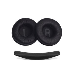 OUREAL 1 Pair Protein Leather Foam Accessories Replacement Ear Pads Headband Cushion Cover
