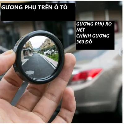 1 Cặp Kính Chiếu Hậu Phụ Cho Ô Tô Lồi Cung Cấp Gương Lùi Chỉnh Độ Nét Cao Gương Điểm Mù Xoay 360 Độ