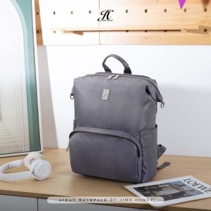 Jims Honey Aidan Tas Ransel Wanita Kerja Kuliah Slot Laptop Simpel Waterproof Fashionable